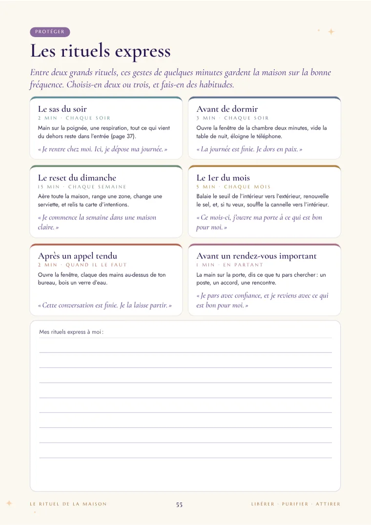 Page : les rituels express de protection